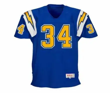 RICKEY YOUNG San Diego Chargers 1976 Throwback NFL Football Jersey