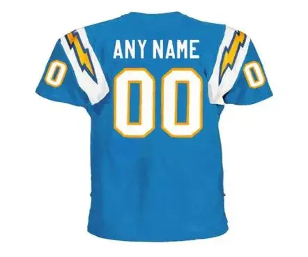 SAN DIEGO CHARGERS 1990’s Throwback Home NFL Jersey Customized “Any Name & Number(s)” 