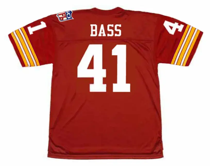 MIKE BASS Washington Redskins 1969 Throwback NFL Football Jersey 