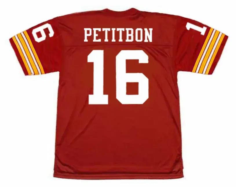 RICHIE PETITBON Washington Redskins 1971 Throwback NFL Football Jersey 