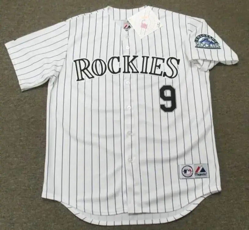 VINNY CASTILLA Colorado Rockies 2004 Majestic Throwback Home Baseball Jersey