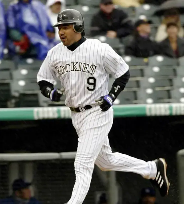 VINNY CASTILLA Colorado Rockies 2004 Majestic Throwback Home Baseball Jersey 