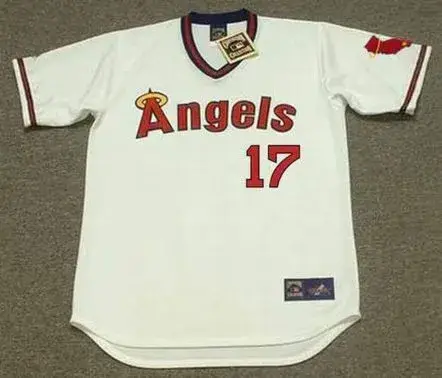 SHOHEI OHTANI California Angels 1980’s Home Majestic “Japanese” Throwback Baseball Jersey