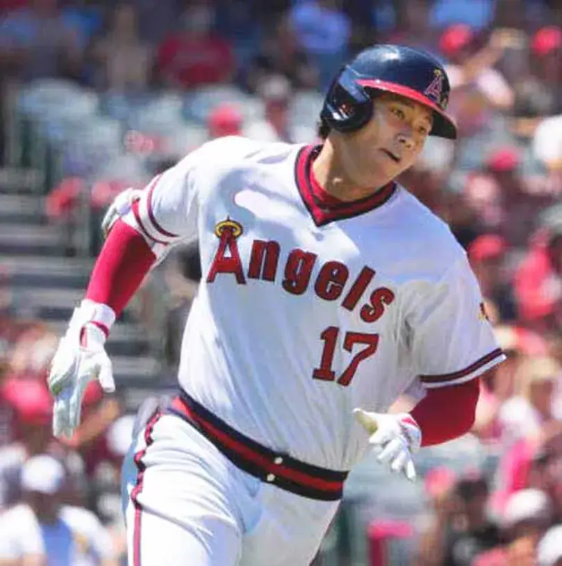 SHOHEI OHTANI California Angels 1980’s Home Majestic “Japanese” Throwback Baseball Jersey 