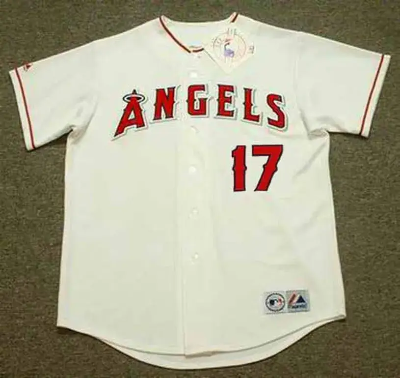 SHOHEI OHTANI Los Angeles Angels Home Majestic “Japanese” Throwback Baseball Jersey