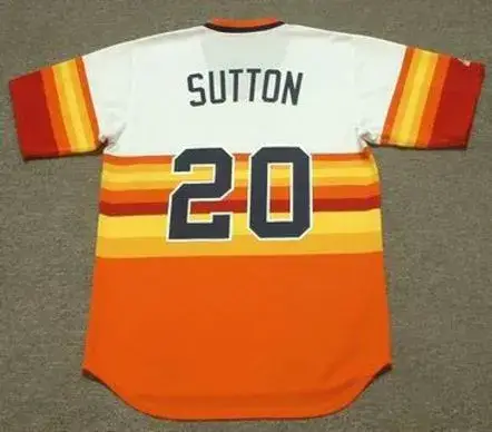 DON SUTTON Houston Astros 1981 Majestic Cooperstown Throwback Baseball Jersey 