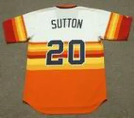 DON SUTTON Houston Astros 1981 Majestic Cooperstown Throwback Baseball Jersey 