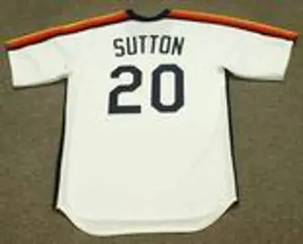 DON SUTTON Houston Astros 1982 Majestic Cooperstown Throwback Baseball Jersey 