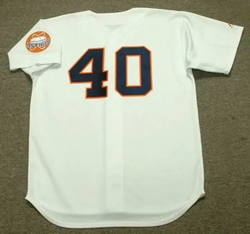 DON WILSON Houston Astros 1960’s Majestic Cooperstown Home Jersey 