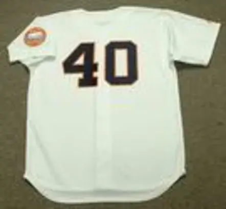 DON WILSON Houston Astros 1960’s Majestic Cooperstown Home Jersey 