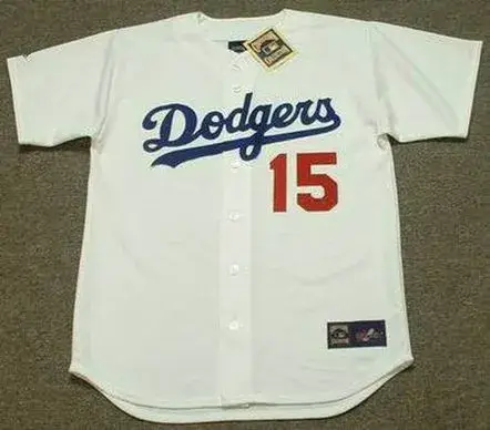 SHAWN GREEN Los Angeles Dodgers 2000 Home Majestic Throwback Baseball Jersey