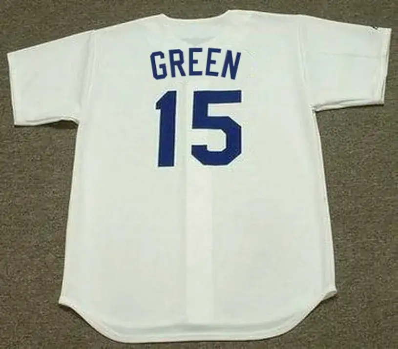 SHAWN GREEN Los Angeles Dodgers 2000 Home Majestic Throwback Baseball Jersey 