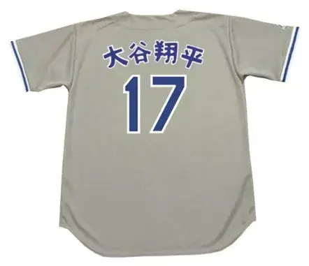 SHOHEI OHTANI Los Angeles Dodgers 1980’s Away Majestic “Japanese” Baseball Jersey 