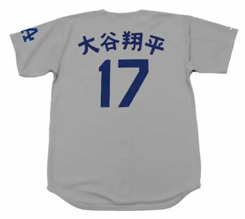 SHOHEI OHTANI Los Angeles Dodgers Away Majestic “Japanese” Baseball Jersey 