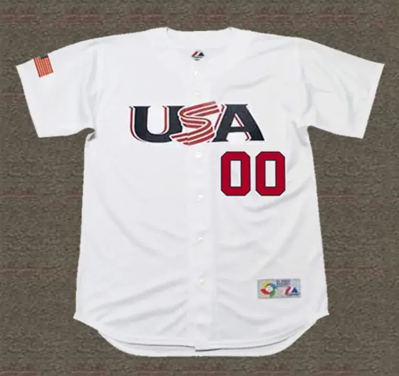 USA 2006 World Baseball Classic Throwback Customized Jersey “Any Name & Number(s)”