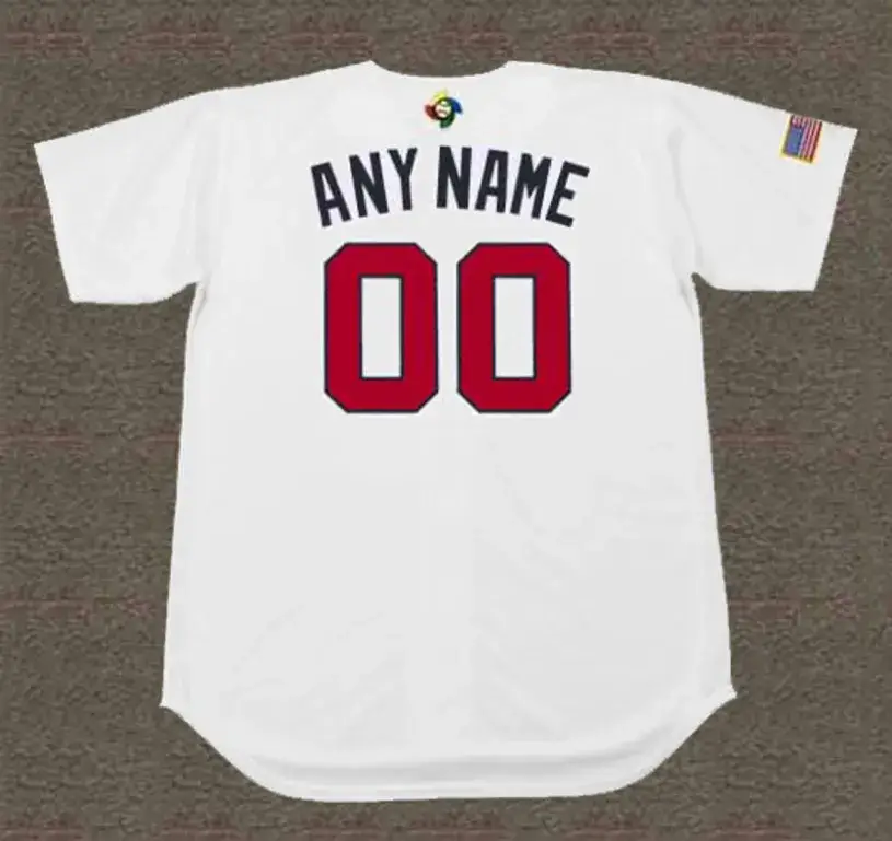 USA 2006 World Baseball Classic Throwback Customized Jersey “Any Name & Number(s)” 