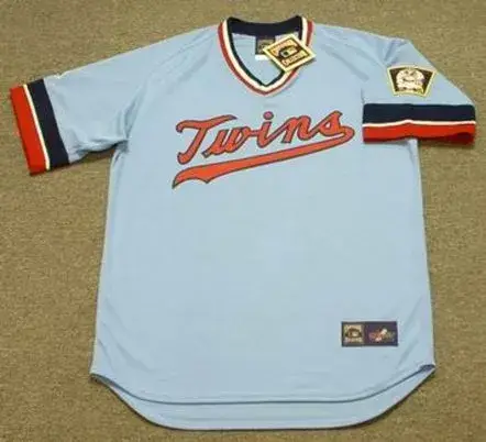 MINNESOTA TWINS 1980’s Majestic Cooperstown Throwback Away Jersey