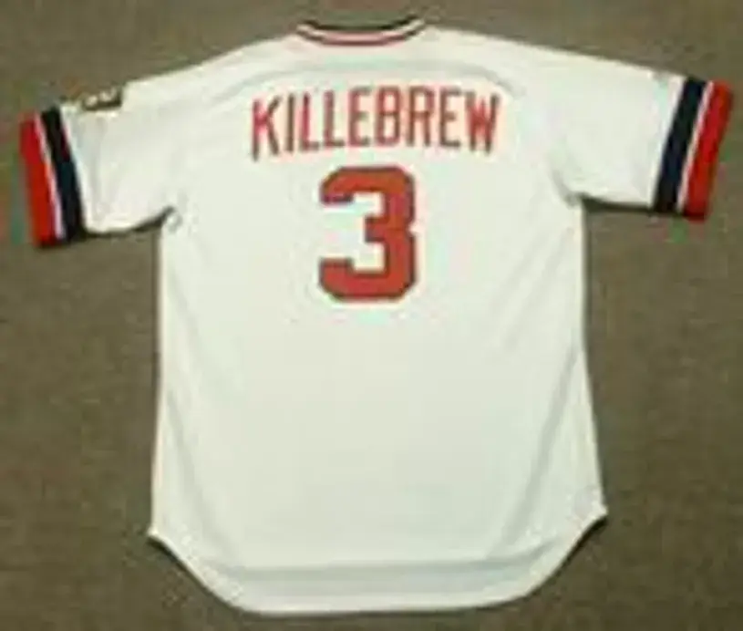 HARMON KILLEBREW Minnesota Twins 1974 Majestic Cooperstown Home Jersey 