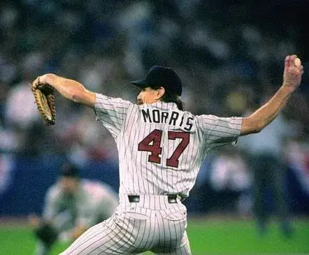 JACK MORRIS Minnesota Twins 1991 Majestic Throwback Away Baseball Jersey 