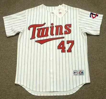 JACK MORRIS Minnesota Twins 1991 Majestic Throwback Home Baseball Jersey