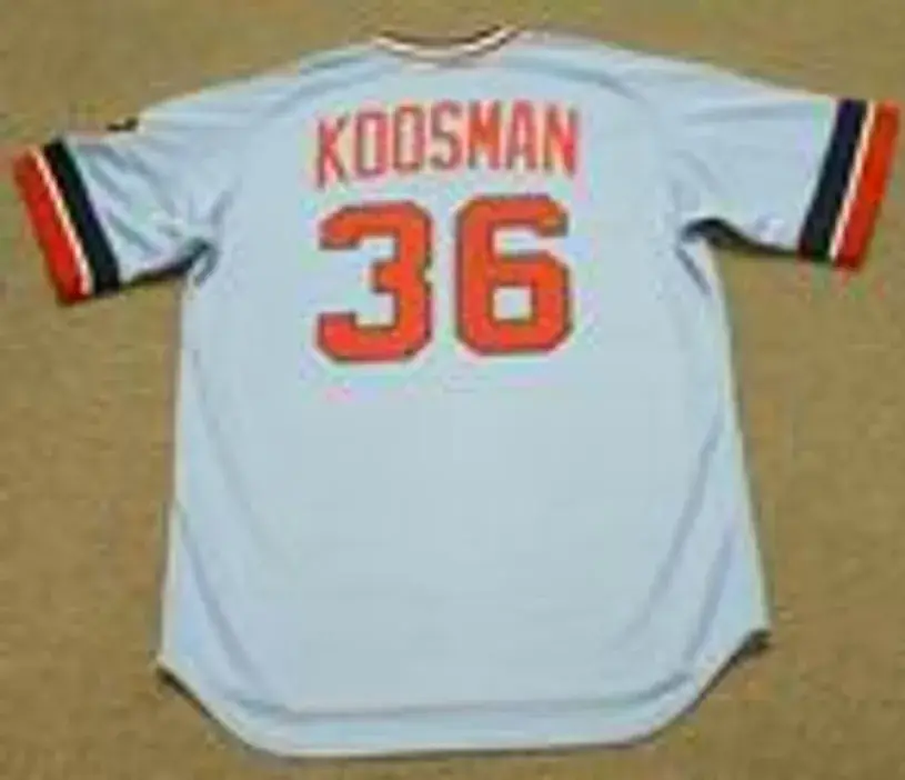 JERRY KOOSMAN Minnesota Twins 1979 Majestic Cooperstown Throwback Baseball Jersey 