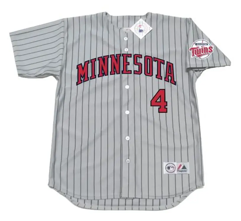 PAUL MOLITOR Minnesota Twins 1998 Majestic Throwback Away Baseball Jersey