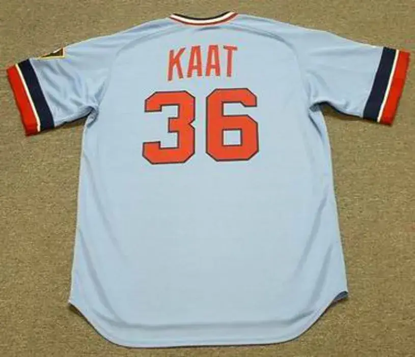 JIM KAAT Minnesota Twins 1973 Majestic Cooperstown Throwback Baseball Jersey 