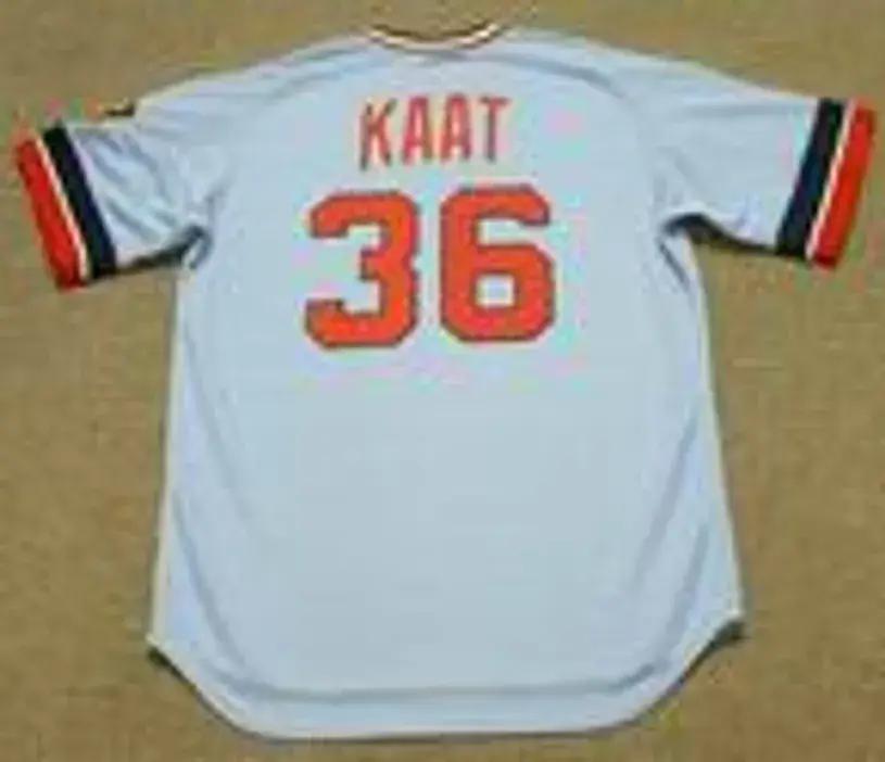 JIM KAAT Minnesota Twins 1973 Majestic Cooperstown Throwback Baseball Jersey 