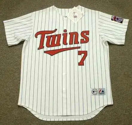 JOE MAUER Minnesota Twins 2010 Majestic Throwback Home Baseball Jersey