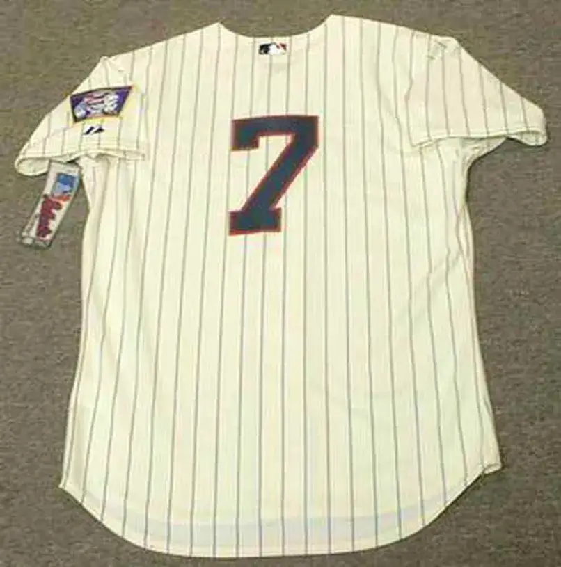 JOE MAUER Minnesota Twins 2012 Majestic Authentic Home Baseball Jersey 