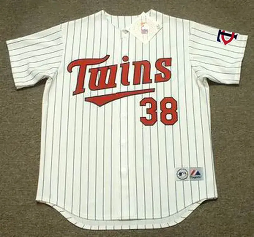 RICK AGUILERA Minnesota Twins 1991 Majestic Throwback Home Baseball Jersey