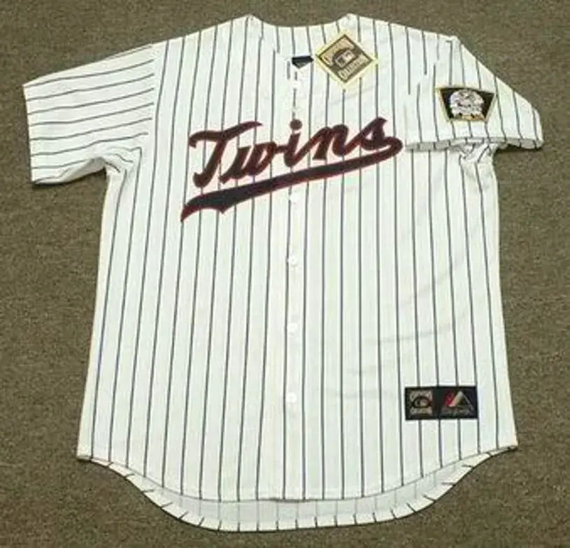 ROD CAREW Minnesota Twins 1969 Majestic Cooperstown Throwback Home Baseball Jersey