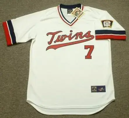 JOE MAUER Minnesota Twins Majestic Cooperstown Throwback Home Baseball Jersey