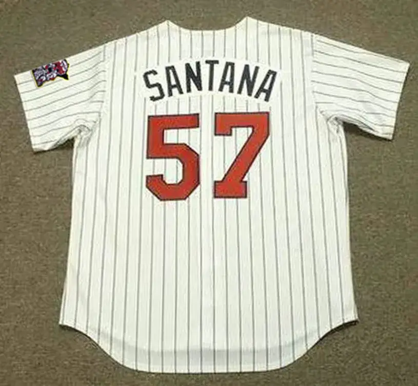 JOHAN SANTANA Minnesota Twins 2004 Majestic Throwback Home Baseball Jersey 