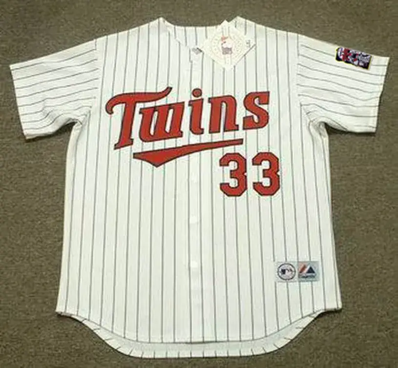 JUSTIN MORNEAU Minnesota Twins 2008 Majestic Throwback Home Baseball Jersey