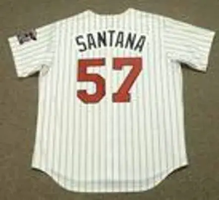 JOHAN SANTANA Minnesota Twins 2004 Majestic Throwback Home Baseball Jersey 