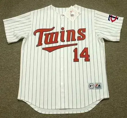 KENT HRBEK Minnesota Twins 1991 Majestic Throwback Home Baseball Jersey