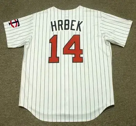KENT HRBEK Minnesota Twins 1991 Majestic Throwback Home Baseball Jersey 