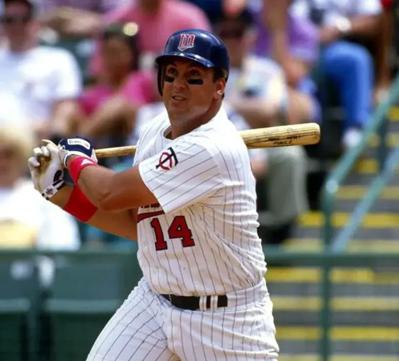 KENT HRBEK Minnesota Twins 1991 Majestic Throwback Home Baseball Jersey 