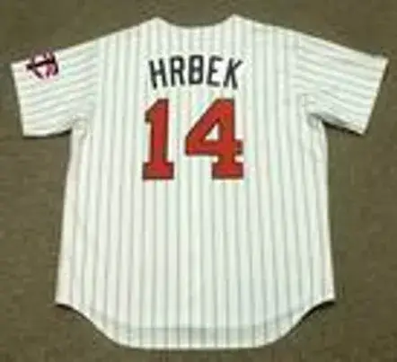 KENT HRBEK Minnesota Twins 1991 Majestic Throwback Home Baseball Jersey 