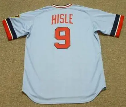 LARRY HISLE Minnesota Twins 1977 Majestic Cooperstown Throwback Baseball Jersey 