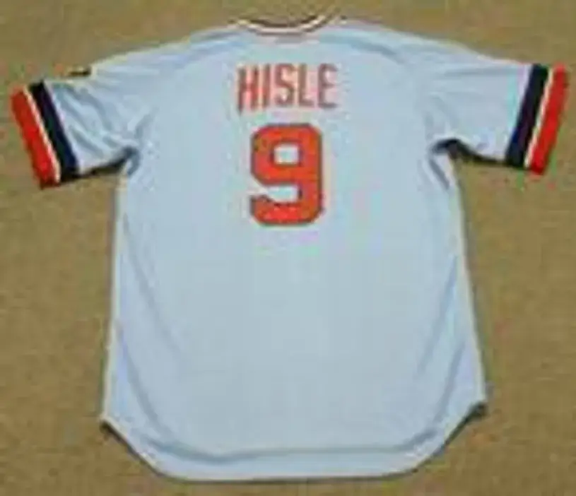 LARRY HISLE Minnesota Twins 1977 Majestic Cooperstown Throwback Baseball Jersey 