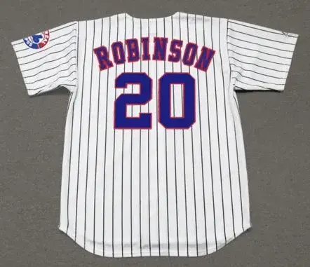 FRANK ROBINSON Montreal Expos 2002 Home Majestic Throwback Baseball Jersey 