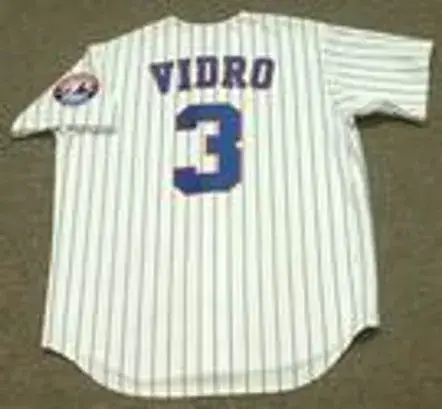 JOSE VIDRO Montreal Expos 2002 Majestic Throwback Home Baseball Jersey 