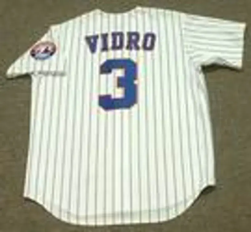 JOSE VIDRO Montreal Expos 2002 Majestic Throwback Home Baseball Jersey 