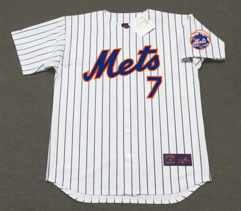 ED KRANEPOOL New York Mets 1969 Home Majestic Throwback Baseball Jersey