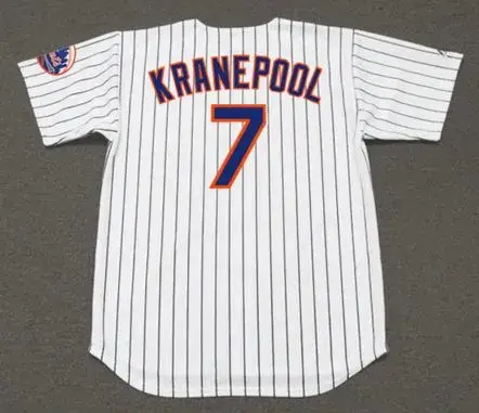 ED KRANEPOOL New York Mets 1969 Home Majestic Throwback Baseball Jersey 