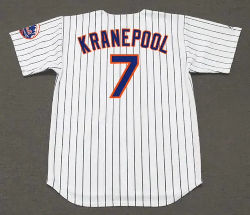 ED KRANEPOOL New York Mets 1969 Home Majestic Throwback Baseball Jersey 