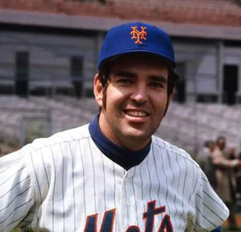 ED KRANEPOOL New York Mets 1969 Home Majestic Throwback Baseball Jersey 