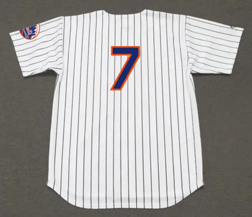 ED KRANEPOOL New York Mets 1969 Home Majestic Throwback Baseball Jersey 